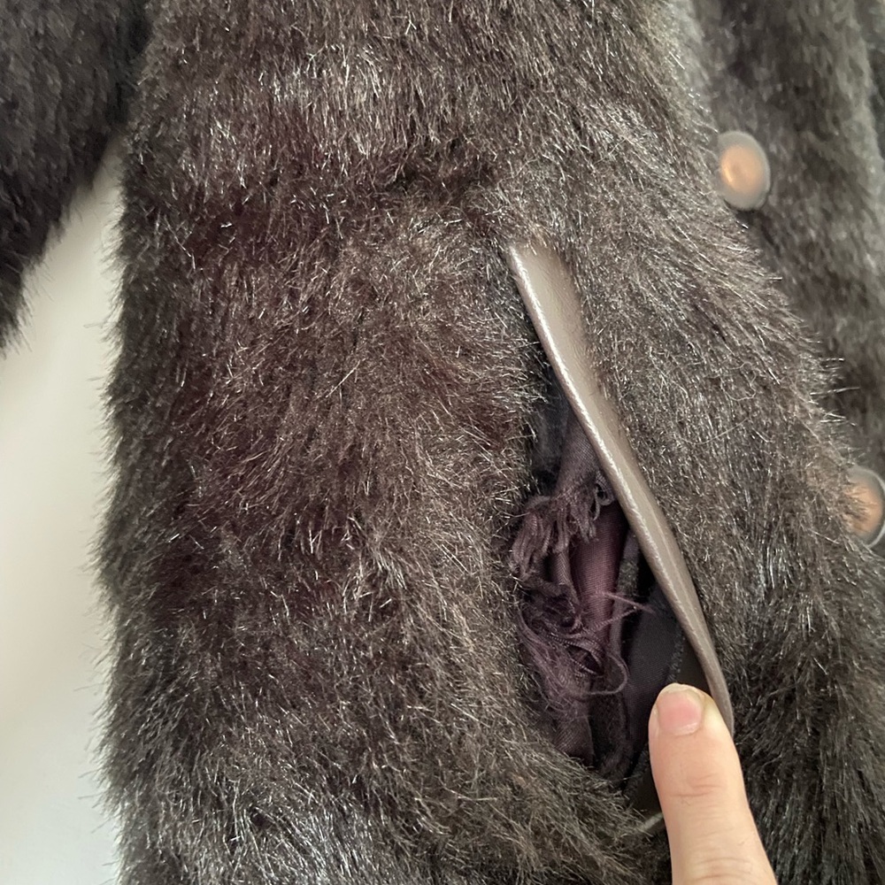Vintage Faux Fur Coat - Picture 7 of 12